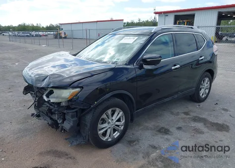 2014 Nissan Rogue Sv z USA, uszkodzony, nr VIN 5N1AT2MLXEC807008